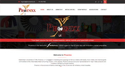 Desktop Screenshot of phoenixxintl.com
